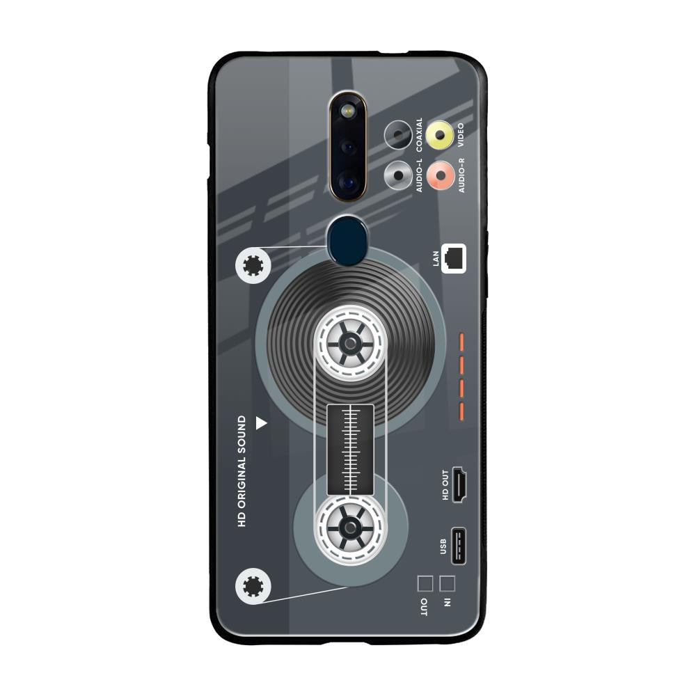 Retro Recorder Oppo F11 Pro Glass Back Cover Online