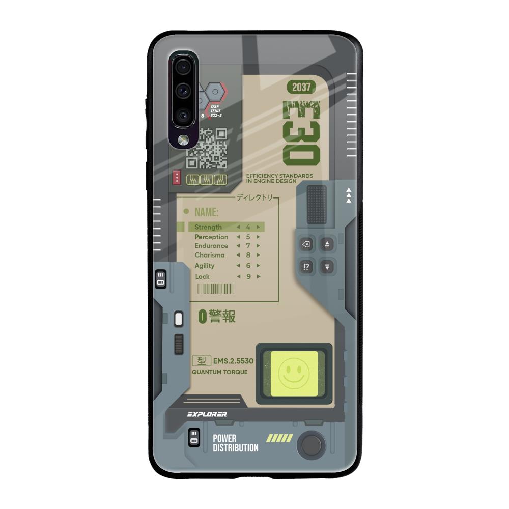 Art Station Samsung Galaxy A70 Glass Back Cover Online
