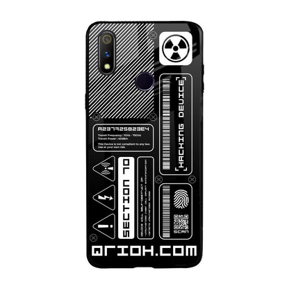 Futuristic Art Realme 3 Pro Glass Back Cover Online