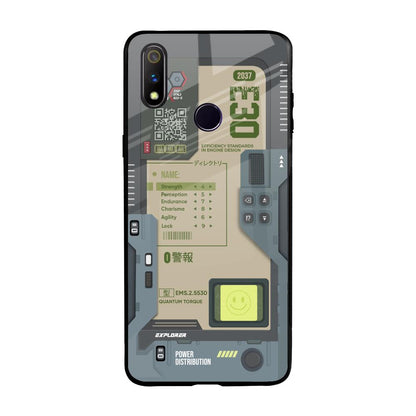 Art Station Realme 3 Pro Glass Back Cover Online