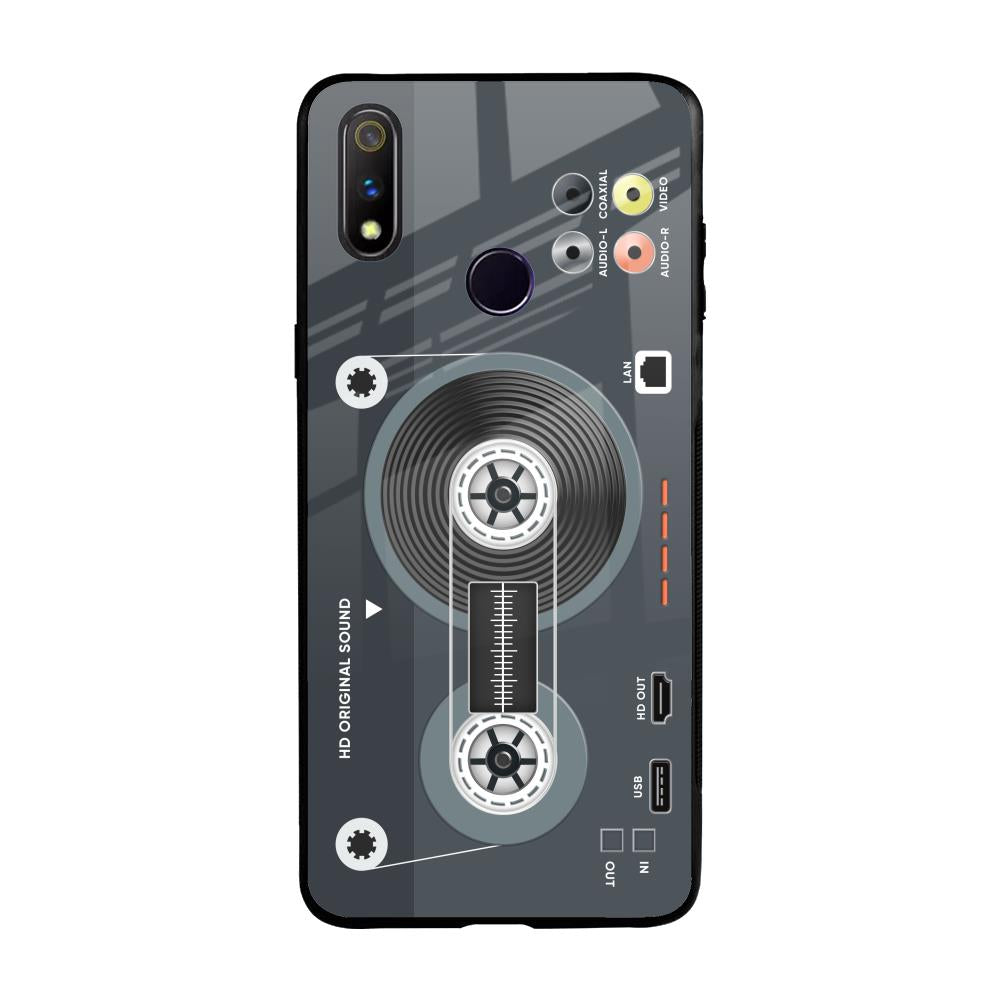 Retro Recorder Realme 3 Pro Glass Back Cover Online