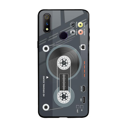 Retro Recorder Realme 3 Pro Glass Back Cover Online