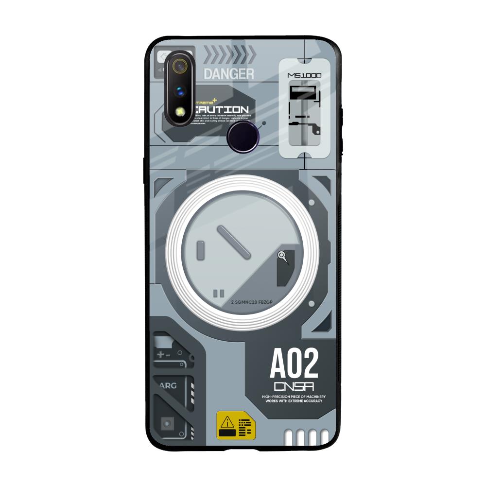 Modern Technology Realme 3 Pro Glass Back Cover Online