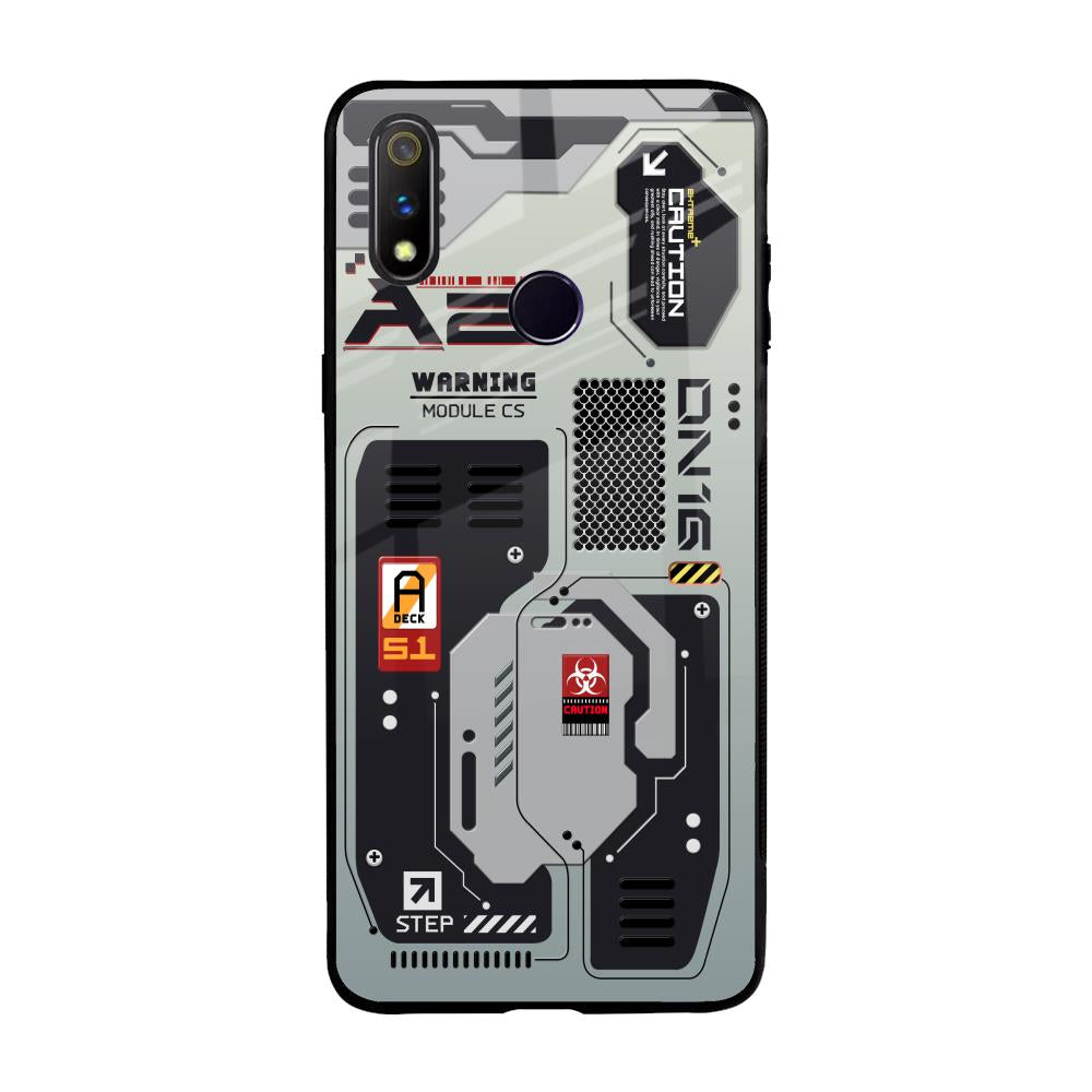 Techno Vibes Realme 3 Pro Glass Back Cover Online