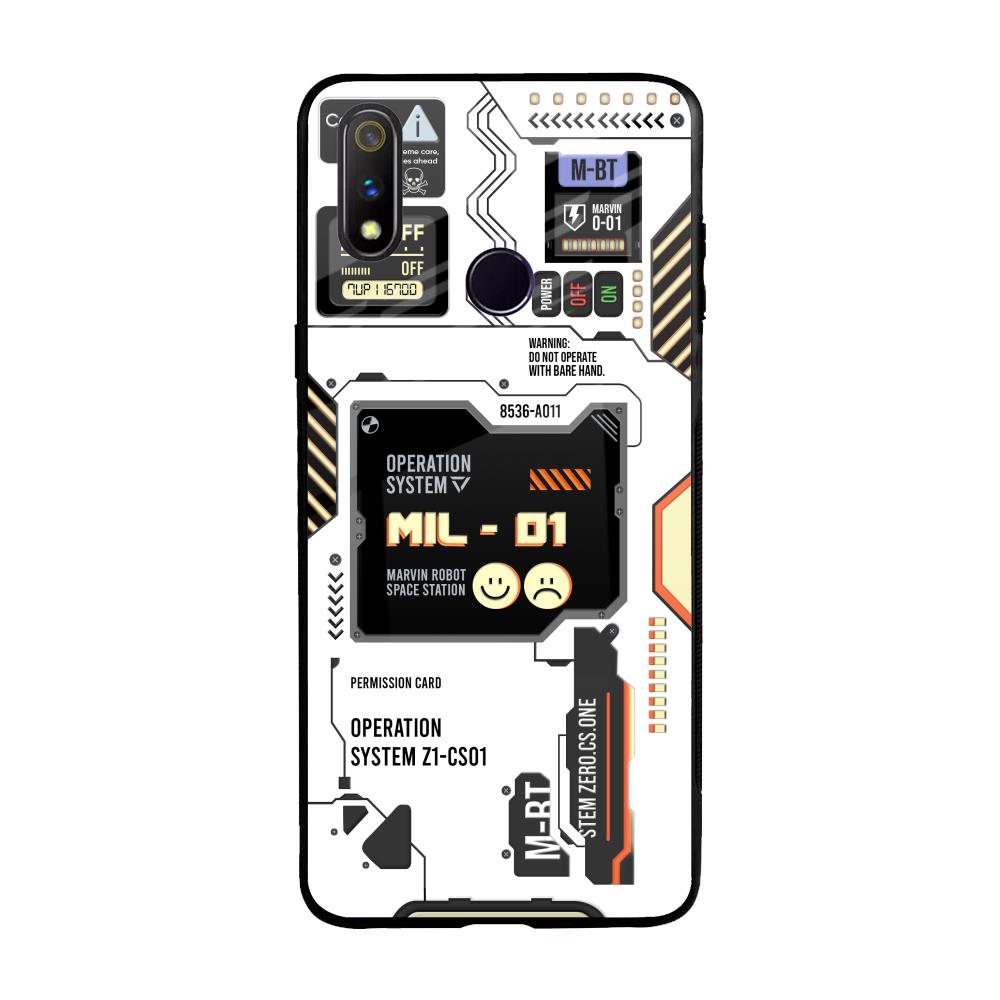 Tech Display Realme 3 Pro Glass Back Cover Online