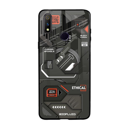 Tech Aesthetics Realme 3 Pro Glass Back Cover Online