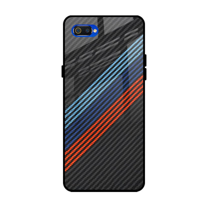 Carbon Inspired Realme C2 Glass Back Cover Online