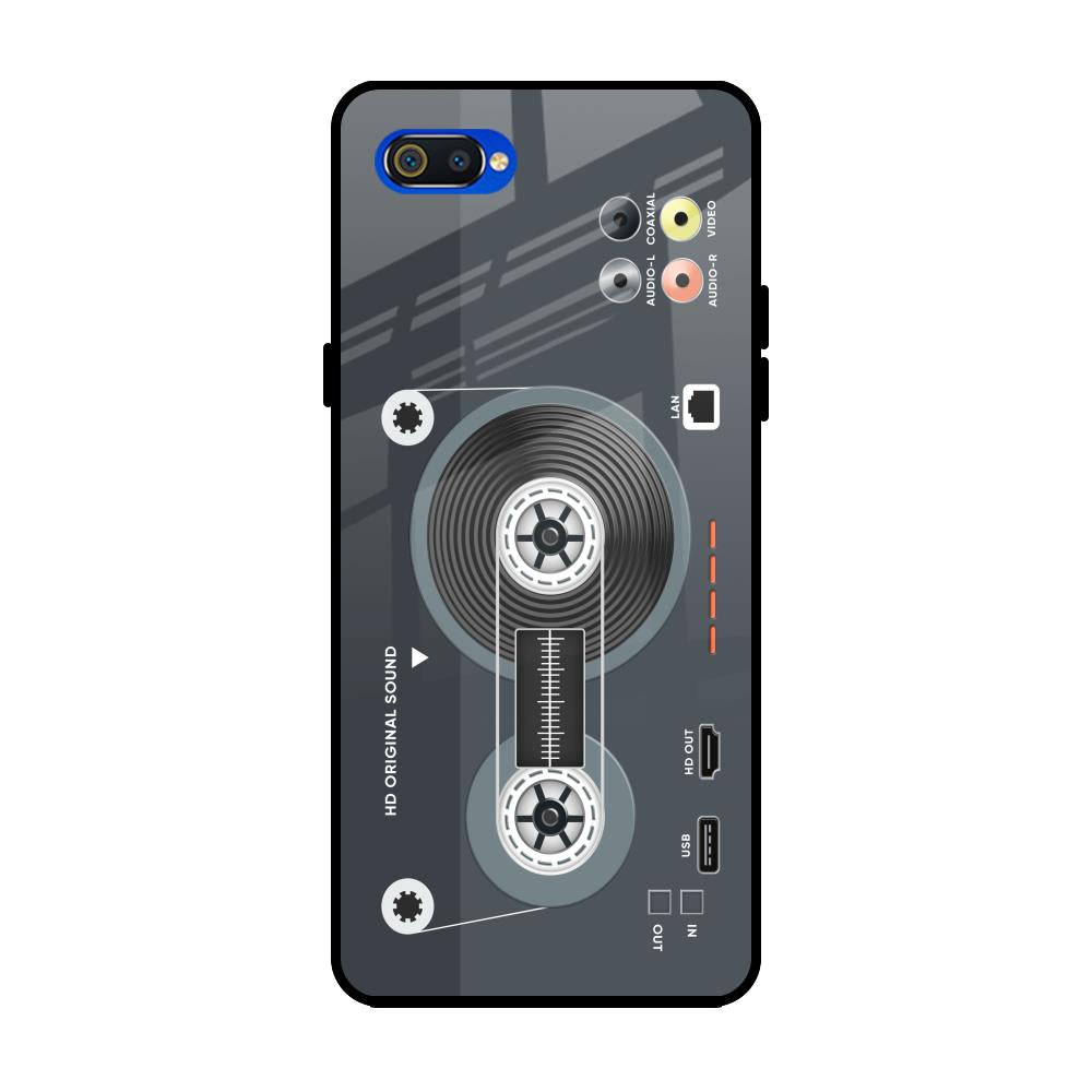 Retro Recorder Realme C2 Glass Back Cover Online