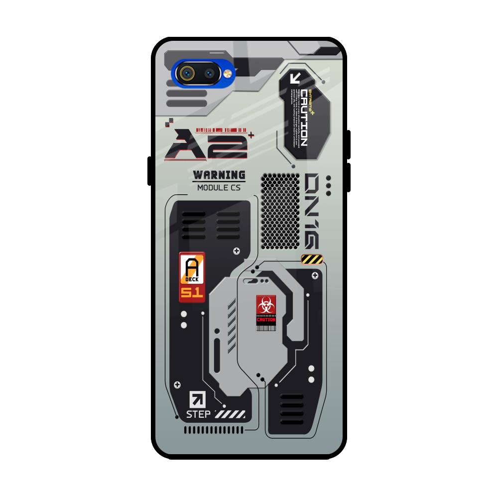 Techno Vibes Realme C2 Glass Back Cover Online