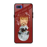 Astronaut Bear Realme C2 Glass Back Cover Online
