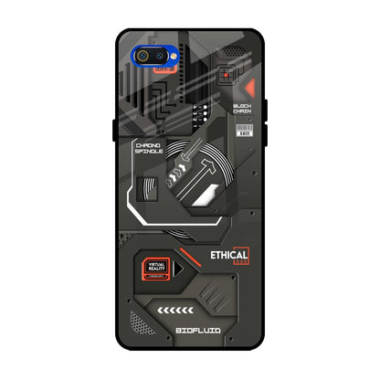 Tech Aesthetics Realme C2 Glass Back Cover Online