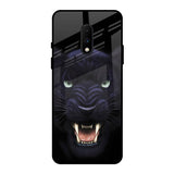 Angry Black Leopard OnePlus 7 Glass Back Cover Online