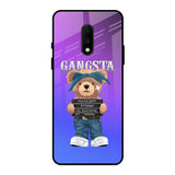 Gangsta Bear OnePlus 7 Glass Back Cover Online