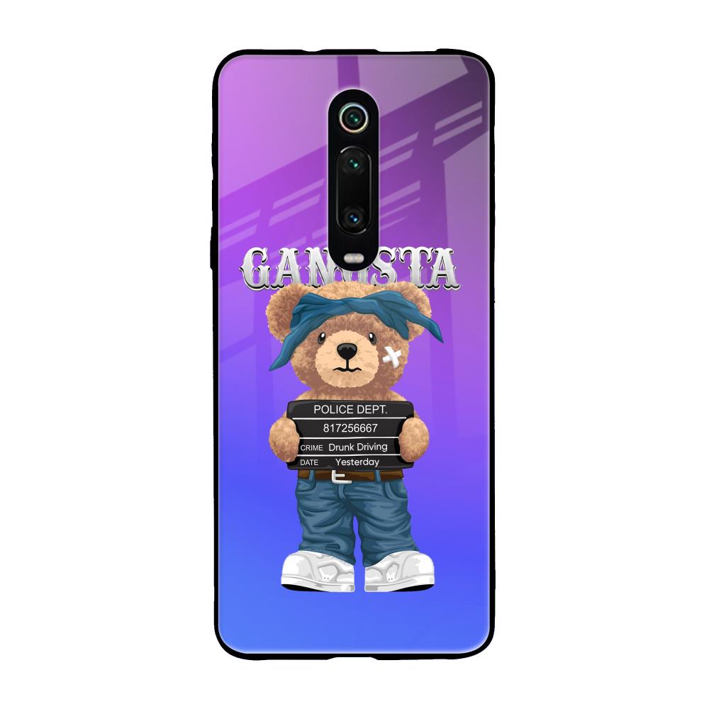 Gangsta Bear Xiaomi Redmi K20 Glass Back Cover Online