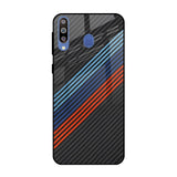 Carbon Inspired Samsung Galaxy M40 Glass Back Cover Online