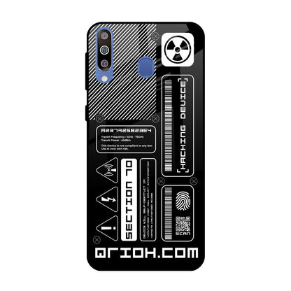 Futuristic Art Samsung Galaxy M40 Glass Back Cover Online