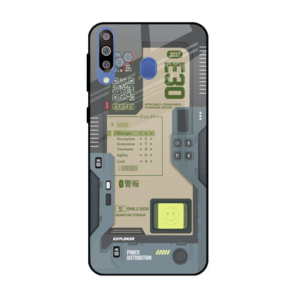 Art Station Samsung Galaxy M40 Glass Back Cover Online