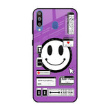Code with Smile Samsung Galaxy M40 Glass Back Cover Online