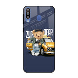 Adventurous Bear Samsung Galaxy M40 Glass Back Cover Online