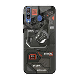 Tech Aesthetics Samsung Galaxy M40 Glass Back Cover Online
