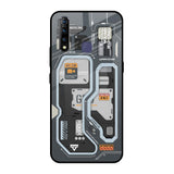 Retro Futuristic Vivo Z1 Pro Glass Back Cover Online