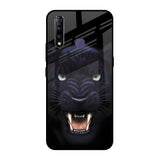 Angry Black Leopard Vivo Z1 Pro Glass Back Cover Online