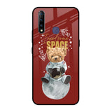 Astronaut Bear Vivo Z1 Pro Glass Back Cover Online