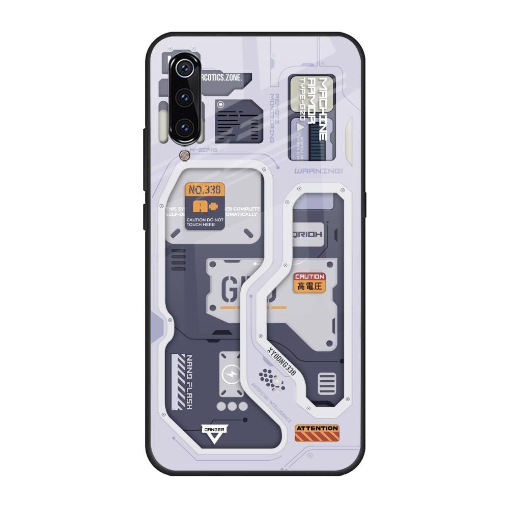 Tech Savvy Xiaomi Mi A3 Glass Back Cover Online
