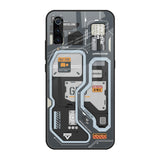 Retro Futuristic Xiaomi Mi A3 Glass Back Cover Online