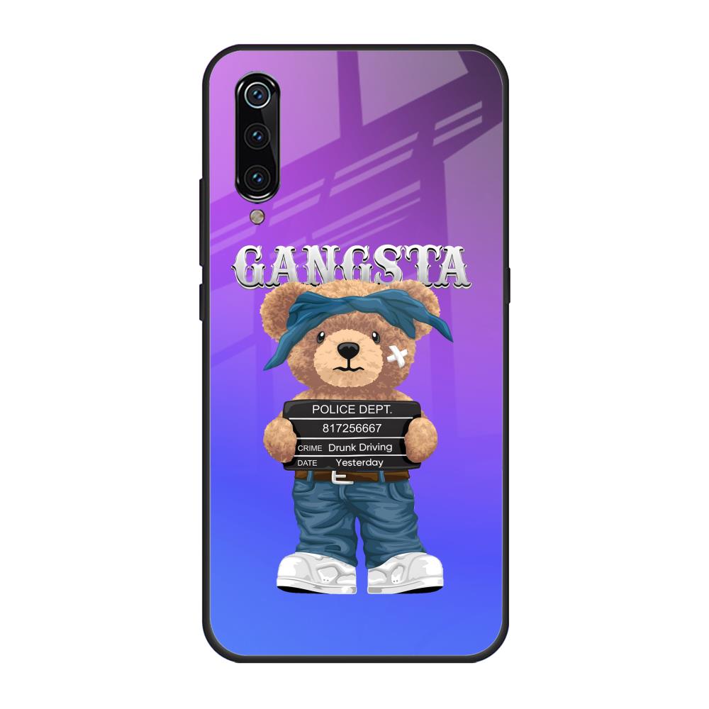 Gangsta Bear Xiaomi Mi A3 Glass Back Cover Online