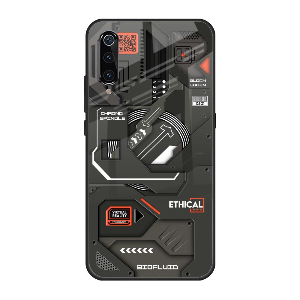 Tech Aesthetics Xiaomi Mi A3 Glass Back Cover Online