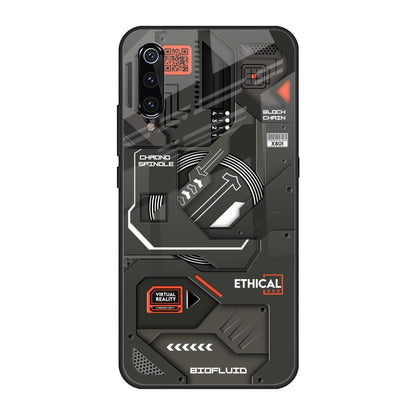 Tech Aesthetics Xiaomi Mi A3 Glass Back Cover Online