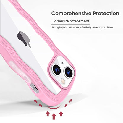 Pink Wavy Back Cover for iPhone