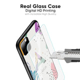 Glitter Initial Custom Glass Case