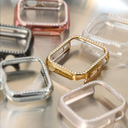 Gold Single Halo Crystal Bumper Case