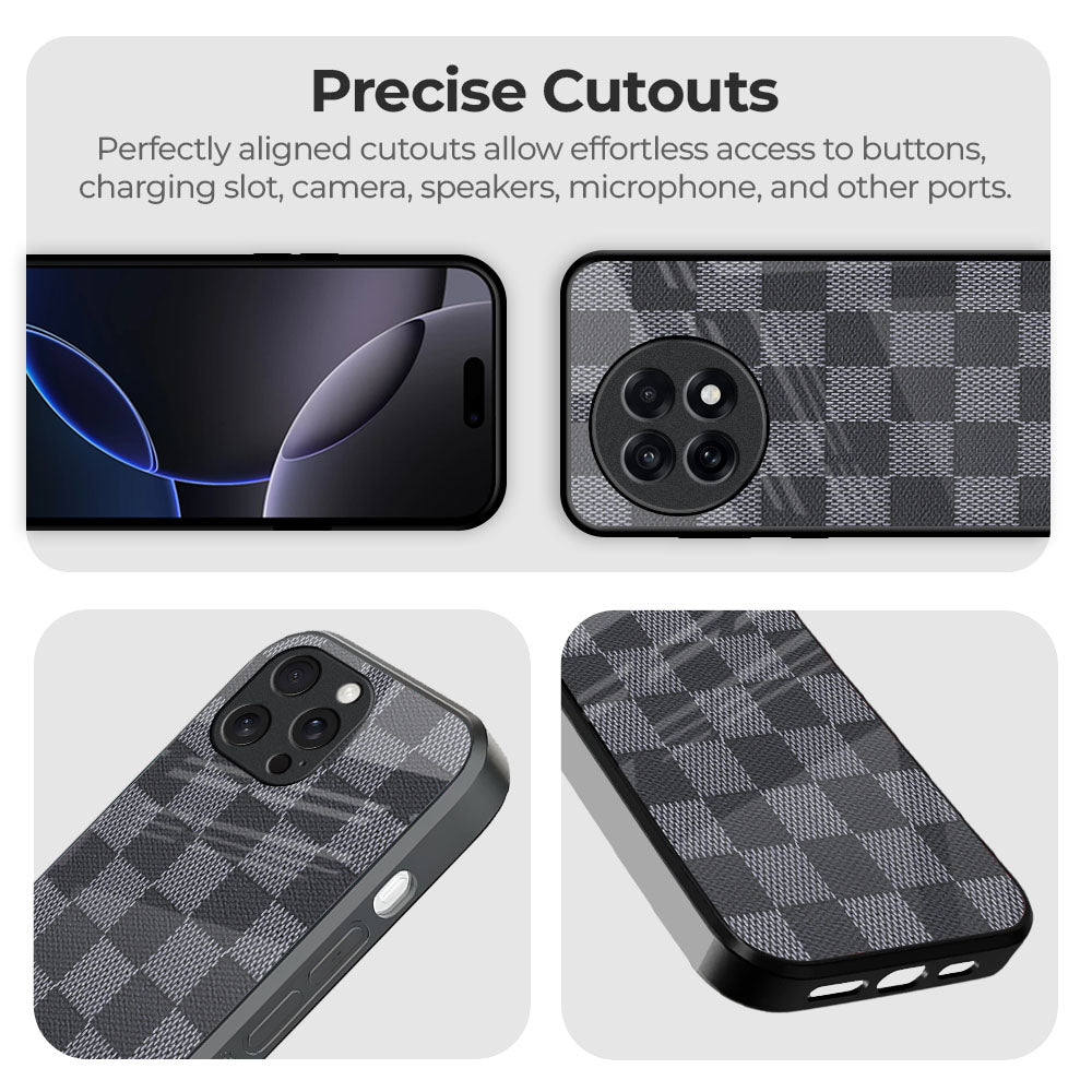 Grey Block Glass Case
