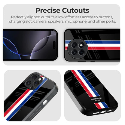 Flag Striped Glass Case