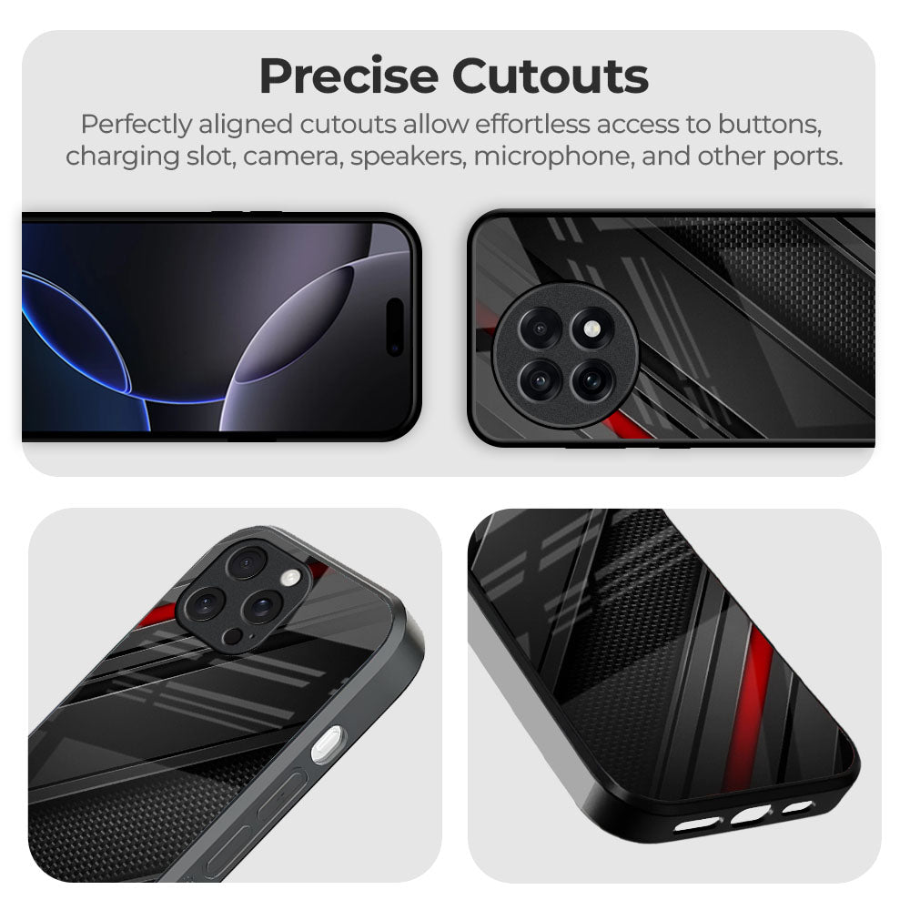 Modern Abstract Glass Case