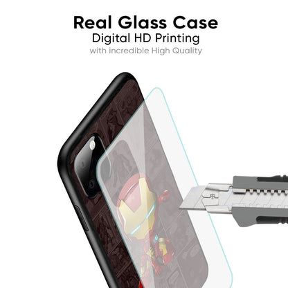 Angry Baby Super Hero Glass Case for Poco X7 5G