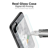 Cute Baby Bunny Glass Case for Vivo Y200e 5G