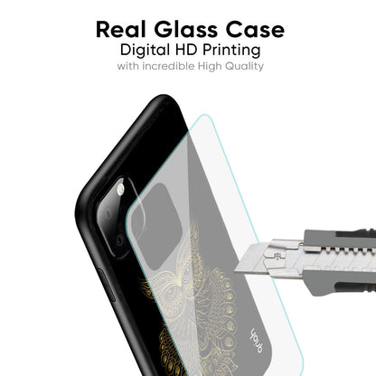 Golden Owl Glass Case for Samsung Galaxy M56 5G