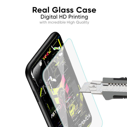 Astro Glitch Glass Case for Realme P3 5G