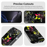 Astro Glitch Glass Case