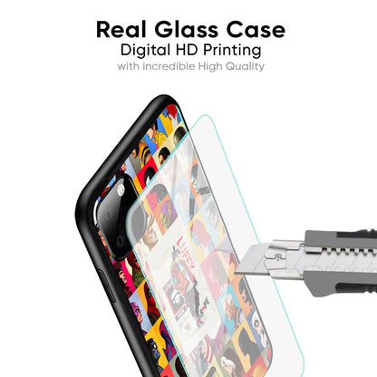 Bape Luffy Glass Case for Samsung Galaxy M56 5G