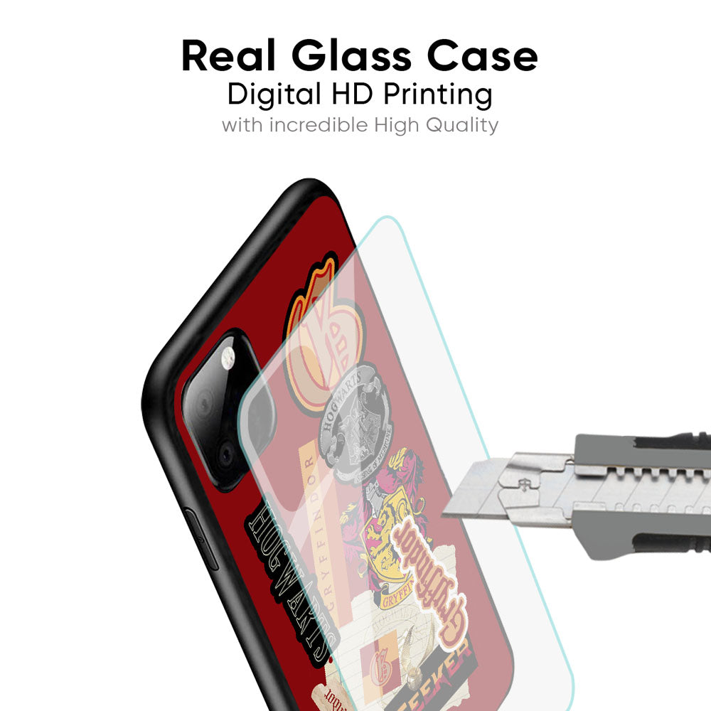 Gryffindor Glass Case for OnePlus Nord 5 5G
