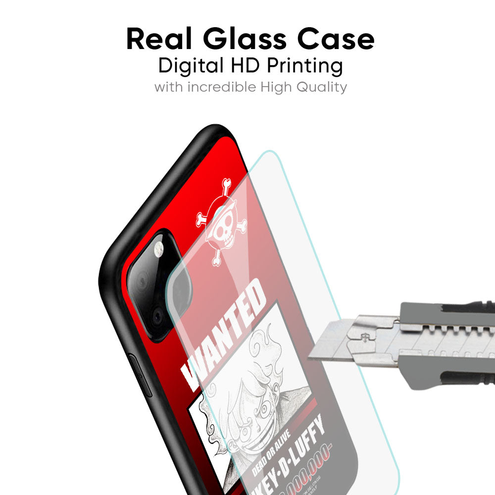 Luffy Wanted Glass Case for Samsung Galaxy M56 5G