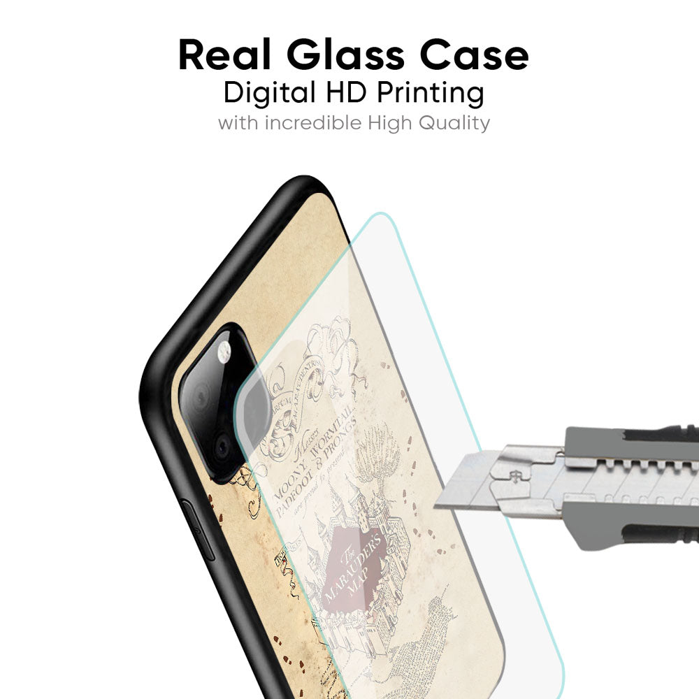 Magical Map Glass Case for Redmi 15 5G