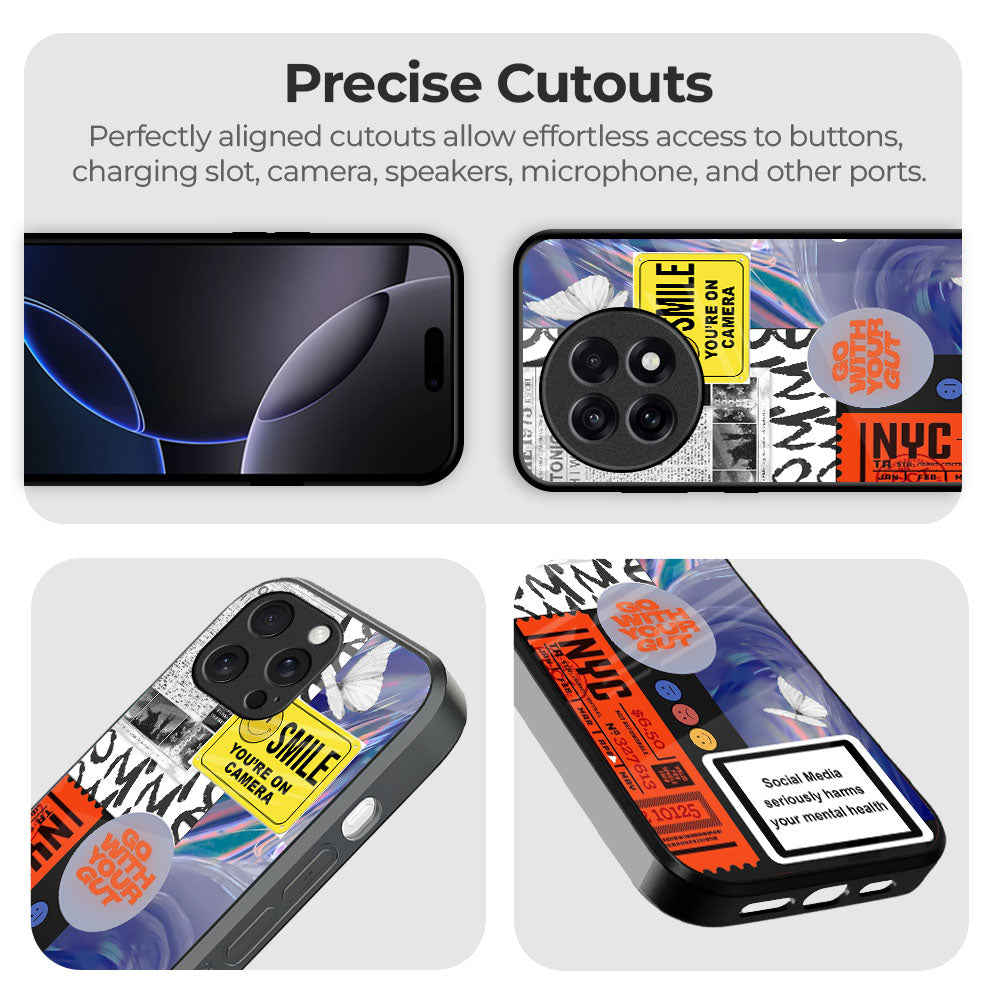Smile for Camera Glass Case