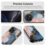 Marble Ink Abstract Glass Case