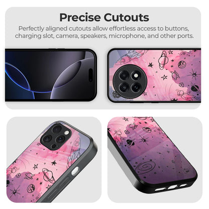 Space Doodles Glass Case
